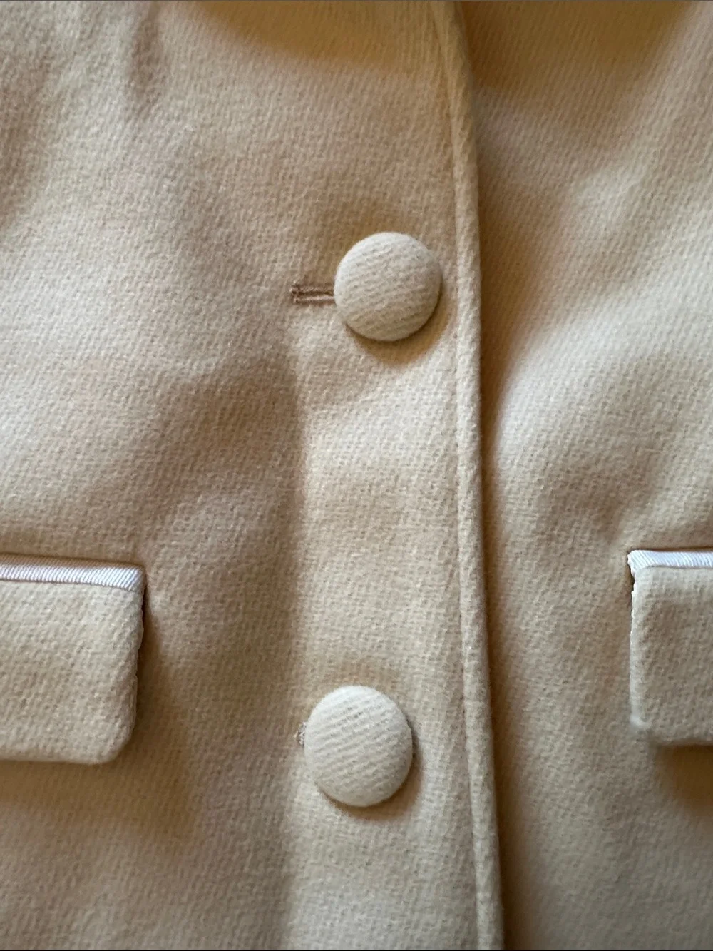 Sofia Grainge for Amazon Children's Cream Button-Front Coat - Classic Style